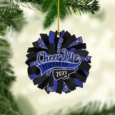 AOVL Personalized Cheerleader Ornaments Cheerleader Cheerleading Lovers Ornaments Cheerleading Ornament Gift for Cheerleader Christmas 2023 Cheer Cheerleader Ornaments Xmas (Cheer 1)